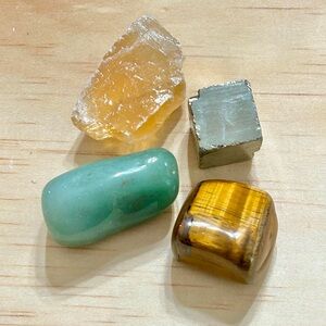 Abundance Crystal Set Natural Prosperity Stones